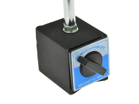 Czujnik zegarowy 10/0,01 mm na statywie magnetycznym (10) Geko