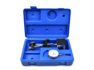 Czujnik zegarowy 10/0,01 mm na statywie magnetycznym (walizka) (10) Geko