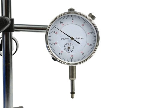 Czujnik zegarowy 10/0,01 mm na statywie magnetycznym (walizka) (10) Geko