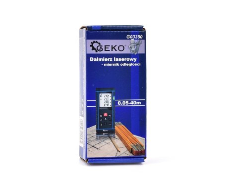 Dalmierz laserowy- miernik odległości 0.05-40m Geko