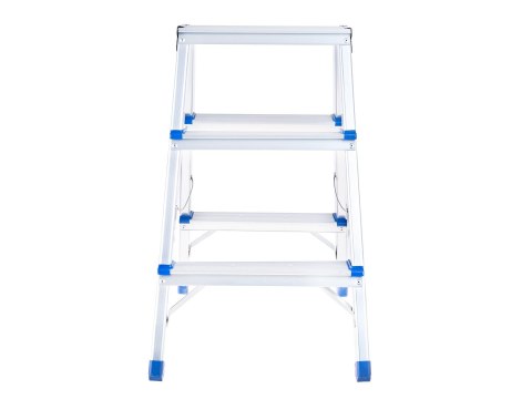 Drabina aluminiowa 3-stopniowa dwustronna 150kg (1) Geko