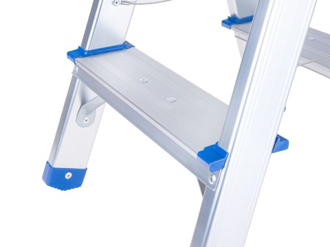 Drabina aluminiowa 3-stopniowa dwustronna 150kg (1) Geko