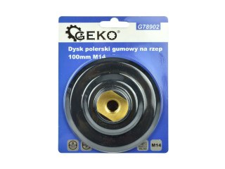 Dysk polerski gumowy na rzep 100mm M14 (10/100) Geko