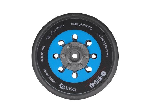 Dysk z rzepem do szlifierki mimośrodowej bezszczotkowej G80811 150mm (6/40) Geko