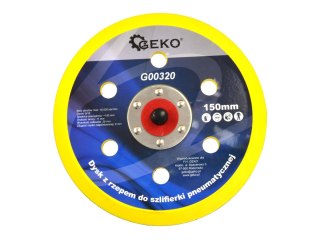 Dysk z rzepem do szlifierki pneumatycznej 150mm (20/100) Geko