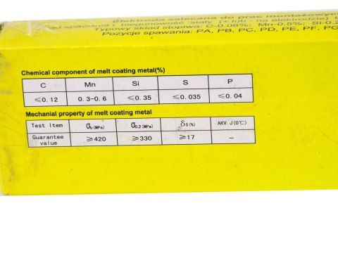 Elektrody spawalnicze 2,5mmx300mm różowe (2,5kg) (8) Geko
