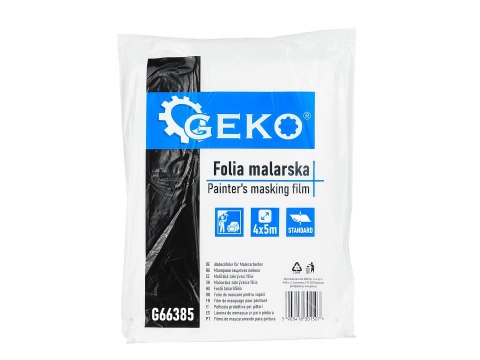 Folia malarska 4x5m /standardowa Geko