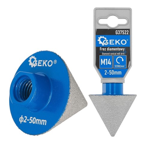 Frez diamentowy stożkowy 2-50mm M14 (50) Geko