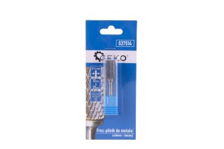 Frez pilnik do metalu z węglika wolframu 12x25mm trzpień 6mm (czołowo-boczny) (200) Geko