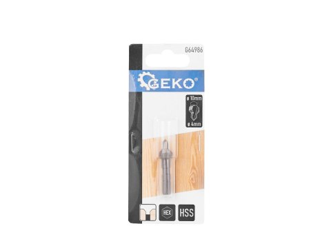 Frez - pogłębiacz pod wkręty 4/10mm (400) Geko