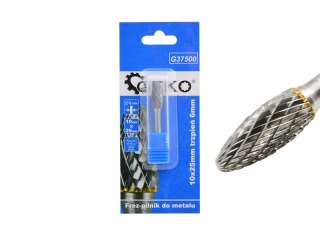 Frez-pilnik do metalu z węglika wolframu 10x25mm (200) Geko