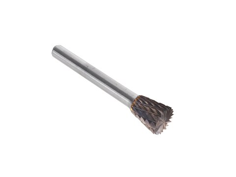 Frez-pilnik do metalu z węglika wolframu 12x12mm trzpień 6mm (stożkowy odwrócony) (200) Geko