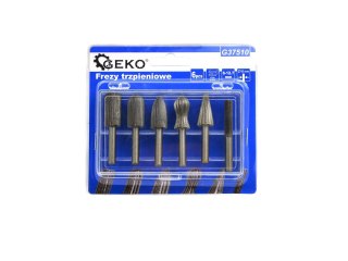 Frezy trzpieniowe 6el. 6-12,7mm (100) Geko