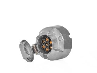 Gniazdo do przyczepy 7PIN 12V (aluminium) Geko