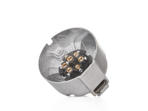 Gniazdo do przyczepy 7PIN 12V (aluminium) Geko