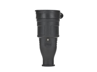 Gniazdo gumowe z klapką 16A IP44 (120) Geko
