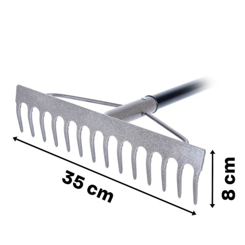 Grabie metalowe 150cm 14z HARD-LINE (6) Geko