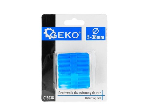 Gratownik dwustronny do rur 5-38mm (100) Geko