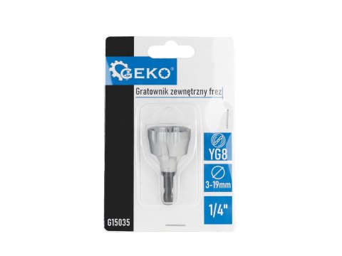 Gratownik zewnetrzny frez 3-19mm (40) Geko