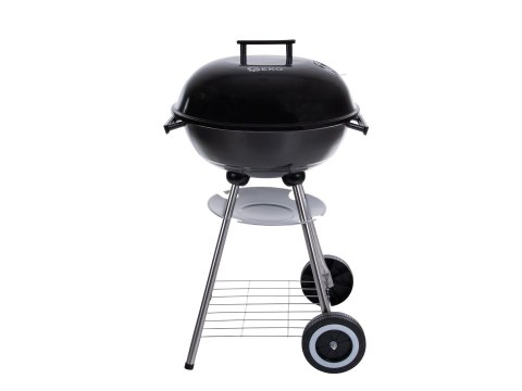 Grill węglowy okrągły z pokrywą i pokrowcem - ruszt średnica 39cm (1) Geko