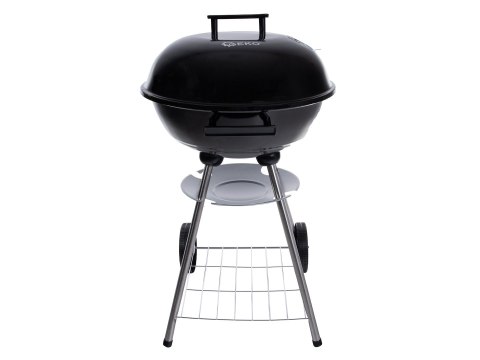 Grill węglowy okrągły z pokrywą i pokrowcem - ruszt średnica 39cm (1) Geko