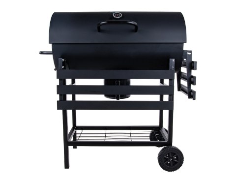 Grill węglowy typu beczka z pokrywą - ruszt 71x35cm (1) Geko
