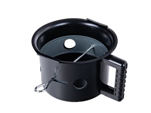 Grill węglowy typu beczka z pokrywą - ruszt 71x35cm (1) Geko