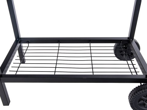 Grill węglowy typu beczka z pokrywą - ruszt 71x35cm (1) Geko