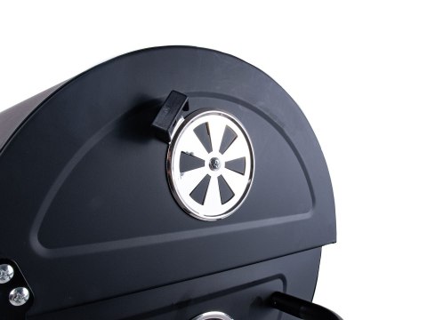 Grill węglowy typu beczka z pokrywą - ruszt 71x35cm (1) Geko