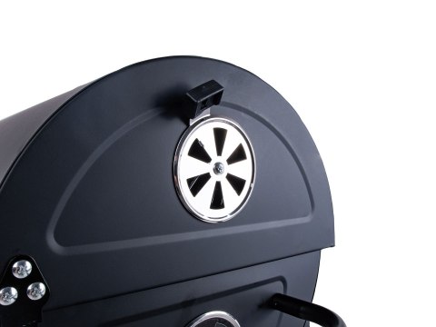 Grill węglowy typu beczka z pokrywą - ruszt 71x35cm (1) Geko