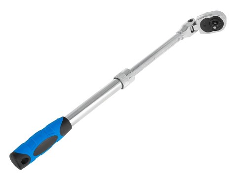 Grzechotka łamana teleskopowa 1/2" 370-510mm 72T CrV Geko