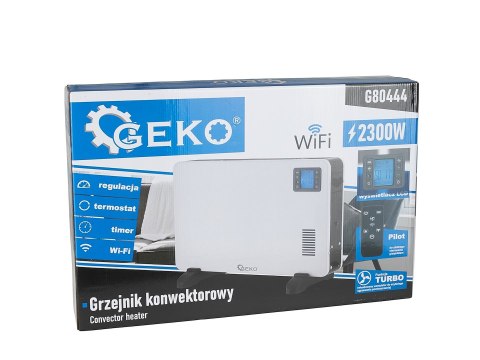 Grzejnik konwektorowy LCD z pilotem sterowania i WiFi (1) Geko