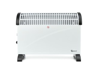 Grzejnik konwektorowy biały z termostatem 2000W (1) Geko