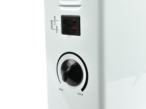 Grzejnik konwektorowy biały z termostatem 2000W (1) Geko