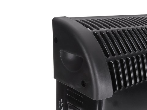 Grzejnik konwektorowy czarny z termostatem 2000W (1) Geko