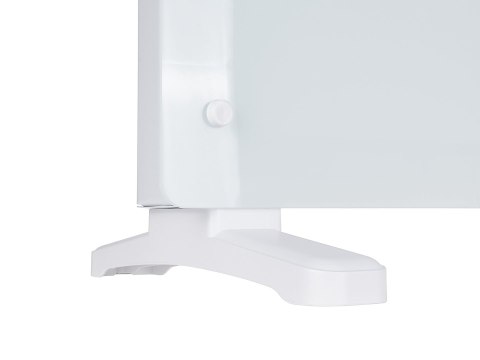 Grzejnik konwektorowy szklany biały z LCD, pilotem sterowania i WiFi 2500W (1) Geko