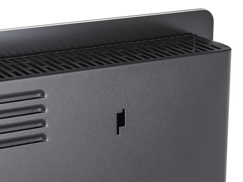 Grzejnik konwektorowy szklany czarny z LCD, pilotem sterowania i WiFi 2500W (1) Geko