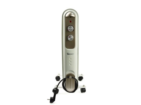 Grzejnik olejowy z regulacją i termostatem 11 żeber 2500W B14 (1) Geko
