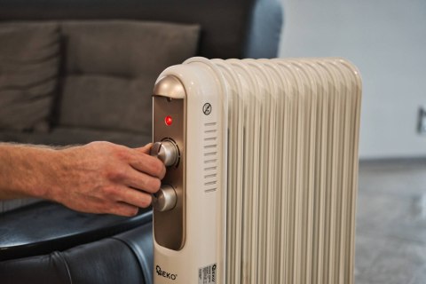 Grzejnik olejowy z regulacją i termostatem 11 żeber 2500W B14 (1) Geko
