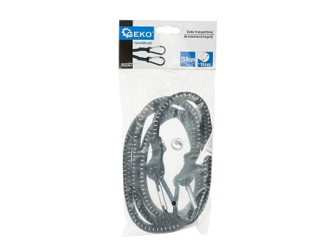 Guma transportowa do mocowania bagażu karabińczyki 10mm x 150cm (40) Geko