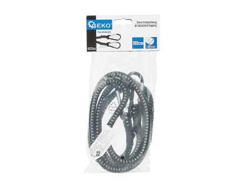 Guma transportowa do mocowania bagażu karabińczyki 10mm x 180cm (40) Geko