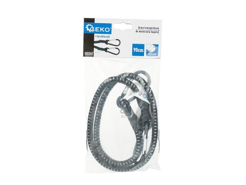 Guma transportowa do mocowania bagażu karabińczyki 10mm x 90cm (80) Geko