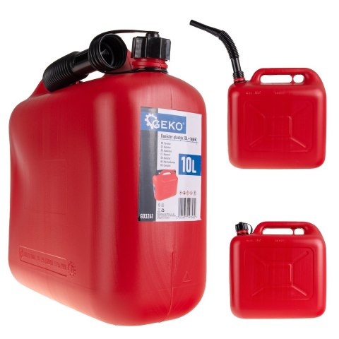 Kanister plastikowy 10L lejek (4) Geko