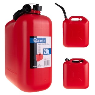 Kanister plastikowy 20L lejek (2) Geko