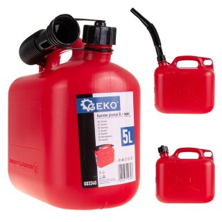 Kanister plastikowy 5L lejek (3) Geko
