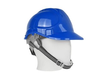 Kask ochronny budowlany BHP regulowany - niebieski (50) Geko