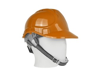 Kask ochronny budowlany BHP regulowany - pomarańczowy (50) Geko