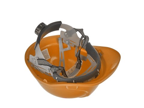 Kask ochronny budowlany BHP regulowany - pomarańczowy (50) Geko