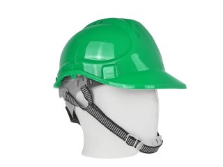 Kask ochronny budowlany BHP regulowany - zielony (50) Geko