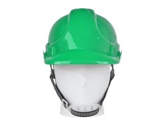 Kask ochronny budowlany BHP regulowany - zielony (50) Geko
